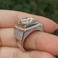 LUMINA Royal Moissanite Ring – 10CT VVS Brilliance