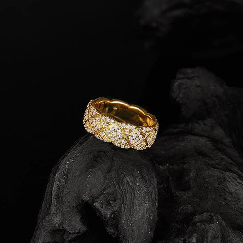 : LUMINA™ Luxury Moissanite Ring – 925 Sterling Silver & 18K Gold Plated | GRA Certified