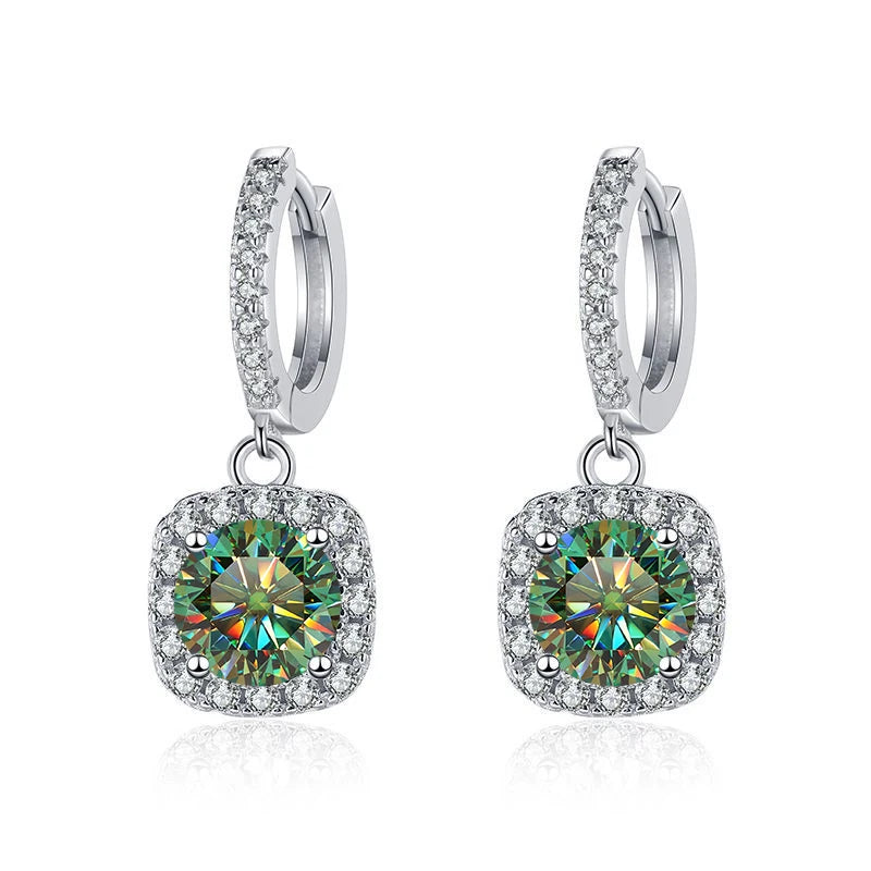 Luxury Moissanite Jewelry Set – 925 Sterling Silver | Necklace, Earrings, Bracelet & Ring