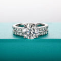 💎 LUMINA – 3CT Moissanite Ring 925 Sterling Silver | Luxury Diamond Look | Single or 2-Ring Set