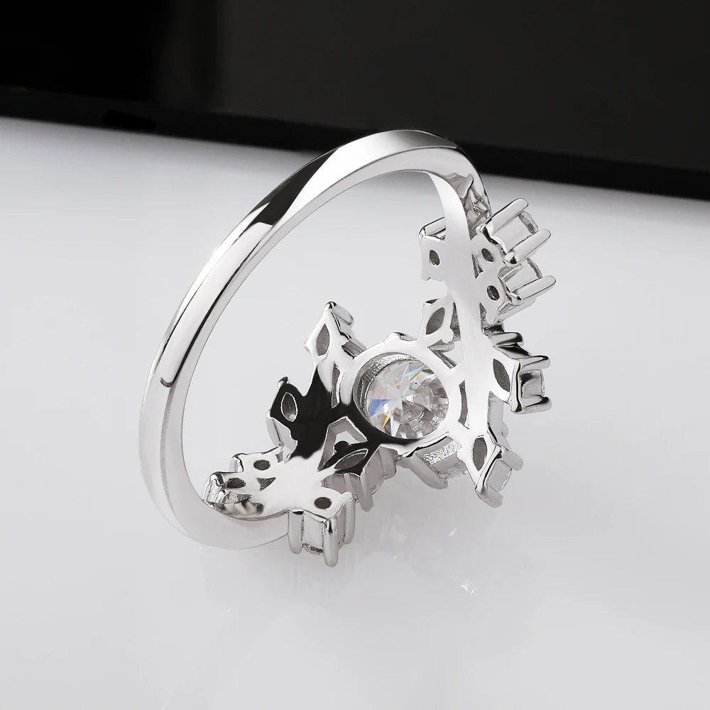 Luxury Oval Moissanite Ring for Women – S925 Sterling Silver Marquise Design