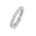 LUMINA Moissanite Ring 925 Silver – Luxury Sparkling Stone | Elegant Women Ring
