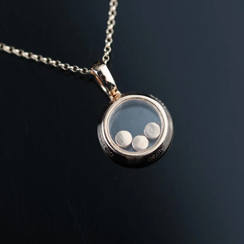 LUMINA™ 925 Sterling Silver Beach Stone Pendant Necklace for Women