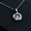 LUMINA™ 925 Sterling Silver Beach Stone Pendant Necklace for Women