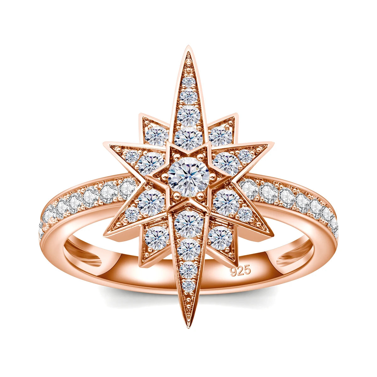 LUMINA™ Luxury Moissanite Star Ring