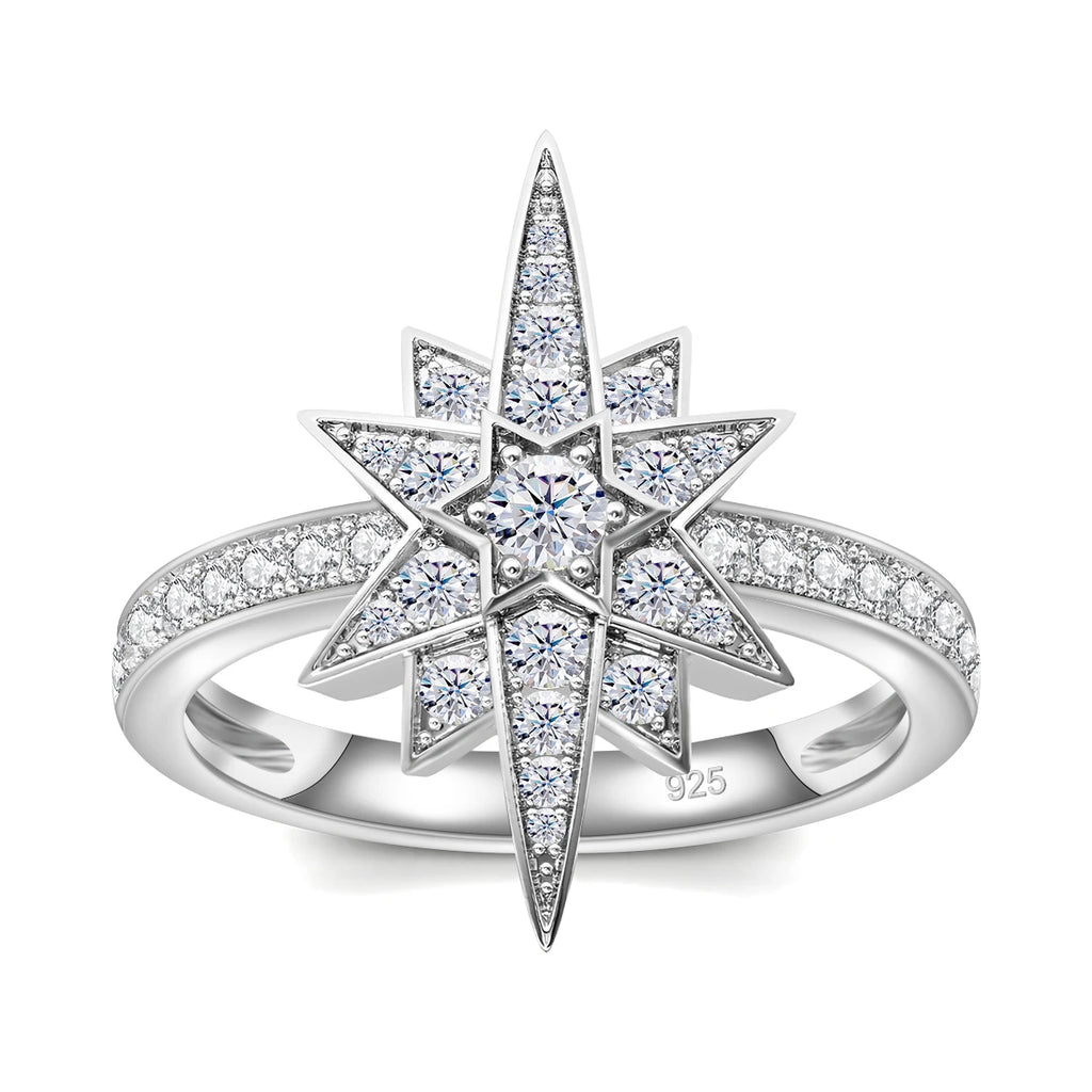 LUMINA™ Luxury Moissanite Star Ring