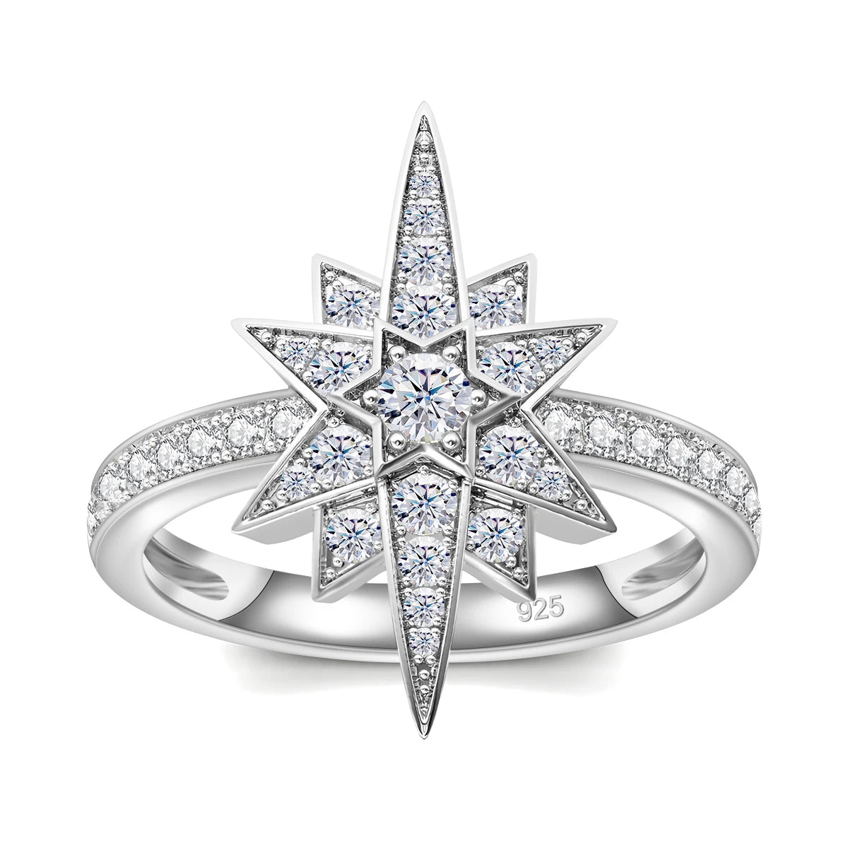 LUMINA™ Luxury Moissanite Star Ring