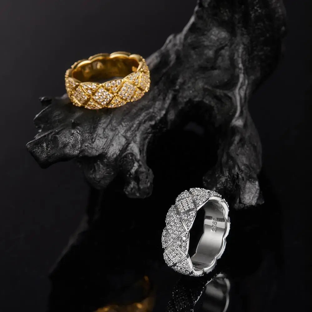 : LUMINA™ Luxury Moissanite Ring – 925 Sterling Silver & 18K Gold Plated | GRA Certified