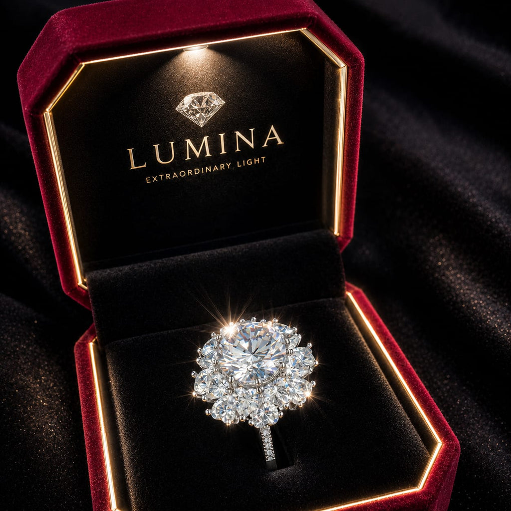 LUMINA Certified Moissanite – GRA Certificate Included