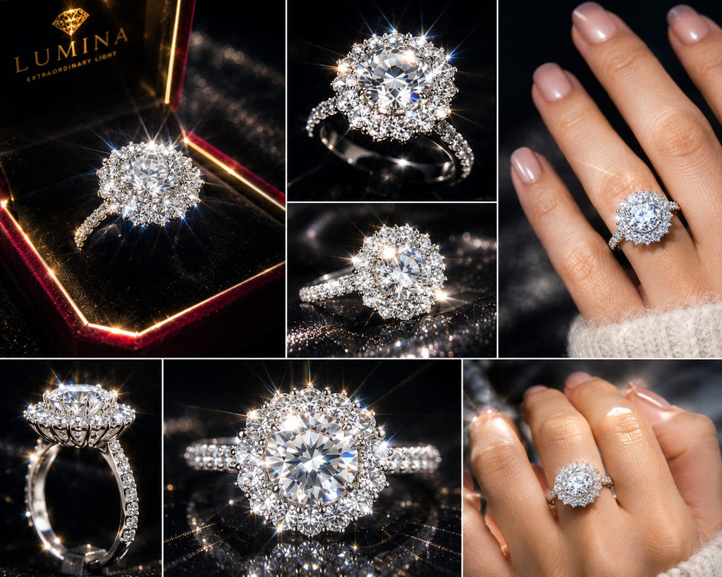 LUMINA Certified Moissanite – GRA Certificate Included