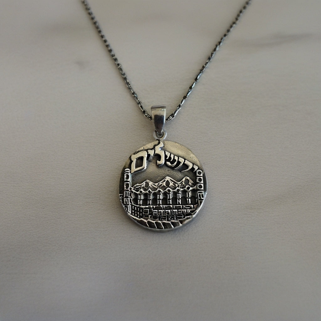 Jerusalem Sacred Light Pendant – Sterling Silver 925 | LUMINA