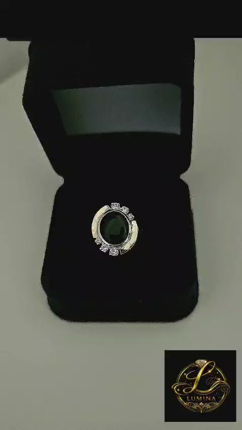 LUMINA™ 925 Silver & Solid 14K Gold Ring – טבעת כסף מלא בשילוב זהב 14K אמיתי